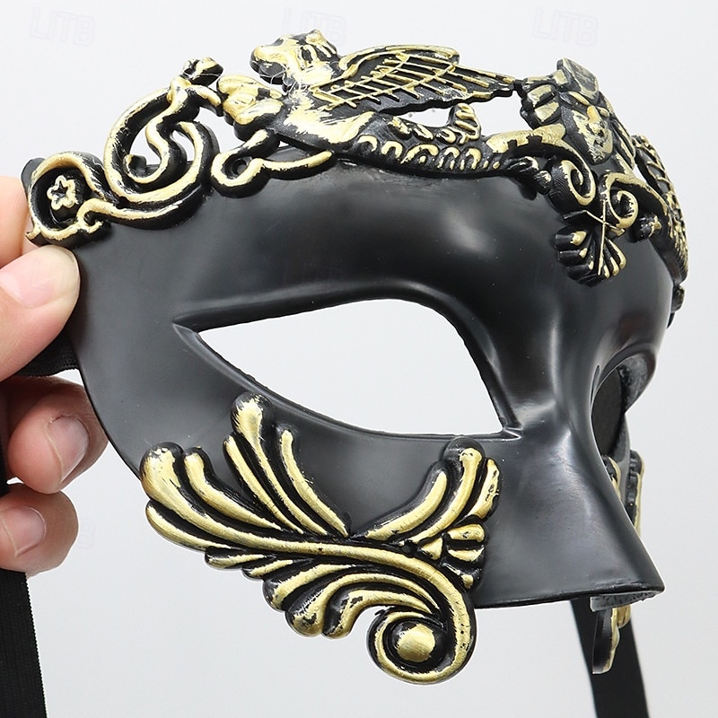 Greek Goddess Roman Carnival Mask Mask Venetian Mask Adults' Women's Metal Finish Sexy Costume Party Masquerade Halloween Carnival Mardi Gras Easy Carnival Costume 2025 - $25.99 –P4