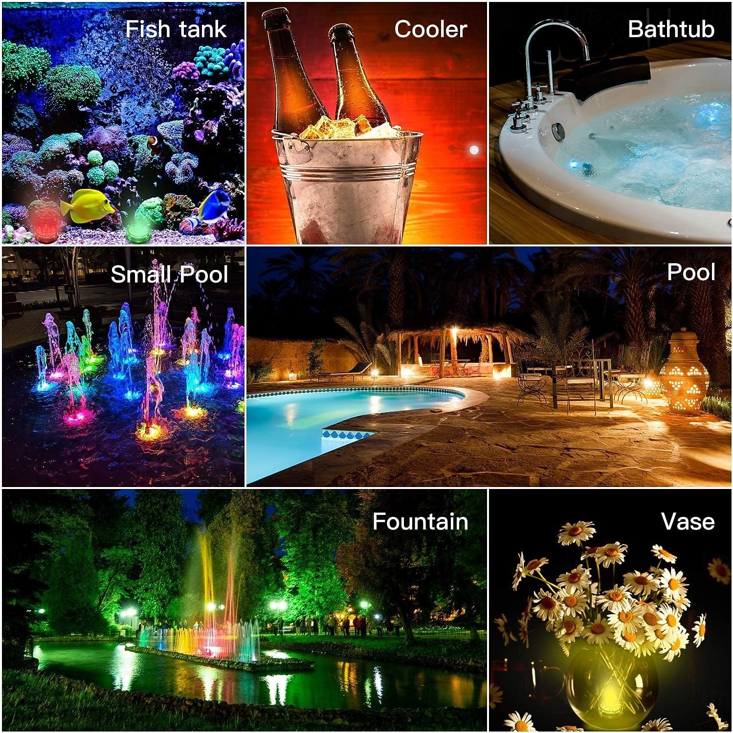 4pcs LED Pumpkin Light with the Remote Control Waterproof for Halloween Decoration Color Changing Waterproof LED Lights for Holiday Party Decor Glass Vase Swimming Pool Underwater Lamp Halloween Jack-O-Lantern Lights 2026 - $37.99 –P6