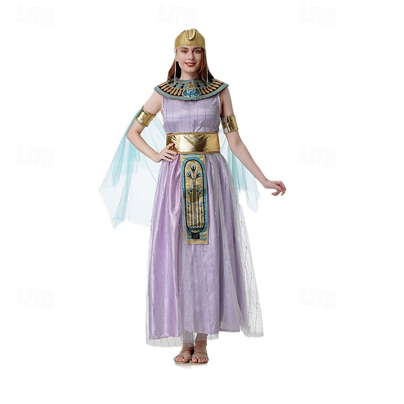Cleopatra Halloween Maskerade Voksne Dame Karneval Ytelse Halloween Enkle Halloween-kostymer Kle deg opp 2025 - $52.99 –P5