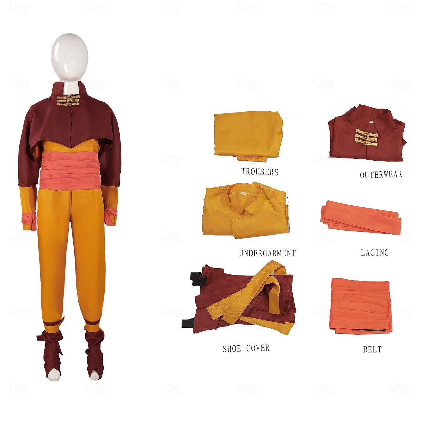 Avatar: L'ultimo dominatore dell'aria Arthur Aang Anime Costume Cosplay Abiti Abiti Cosplay Accessori Halloween Carnevale Costume Per Per uomo Ragazzi Bambini Adulti del 2025 a $57.99 –P6
