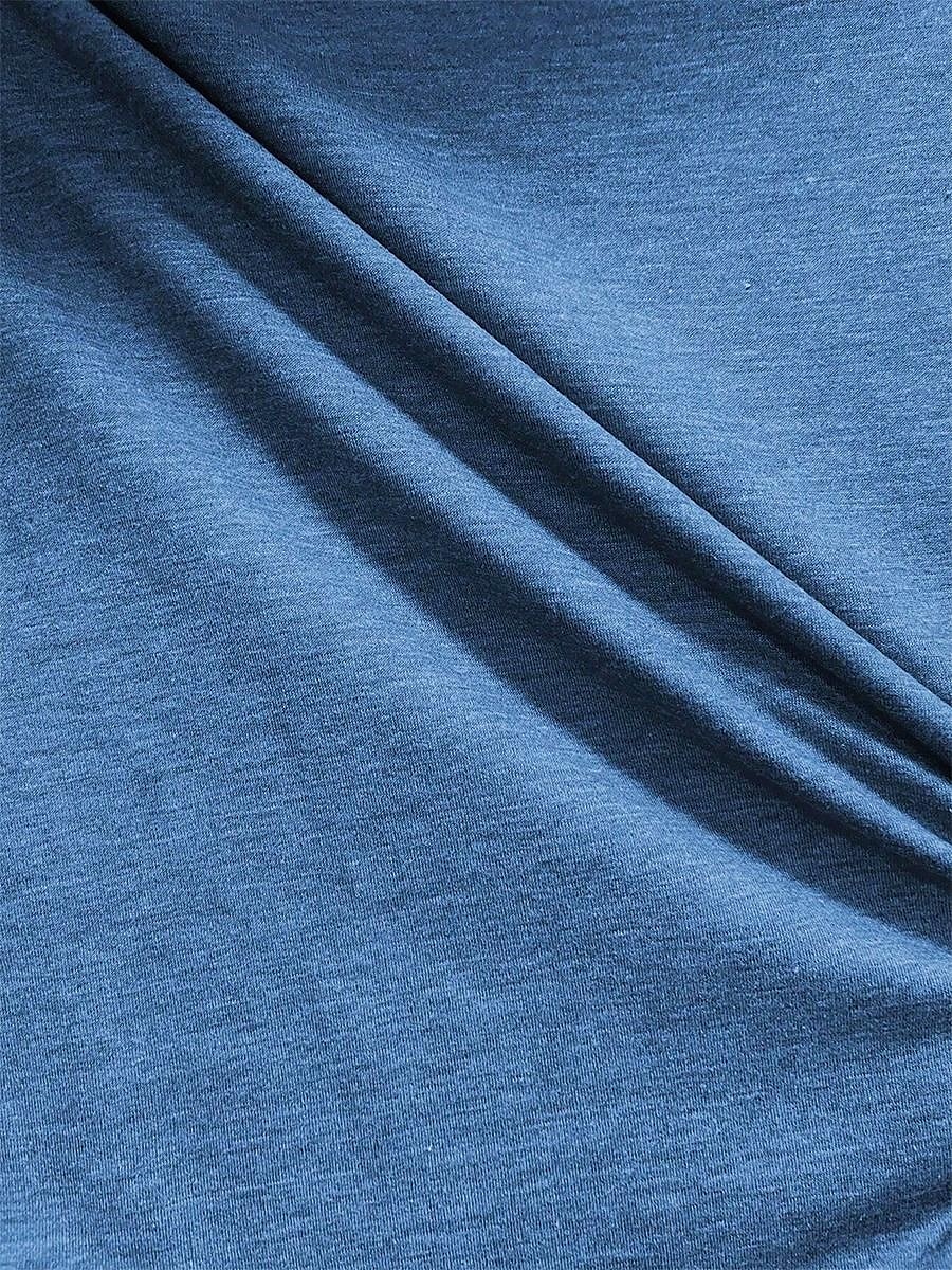 Pentru femei Tricou Pasăre Scrisă Casual Manșon Lung Rotund Topuri obișnuite Zilnic Imprimeu Albastru piscină Primăvara & toamnă Primăvară, toamnă, iarnă, vară 2025 - $23.99 –P3