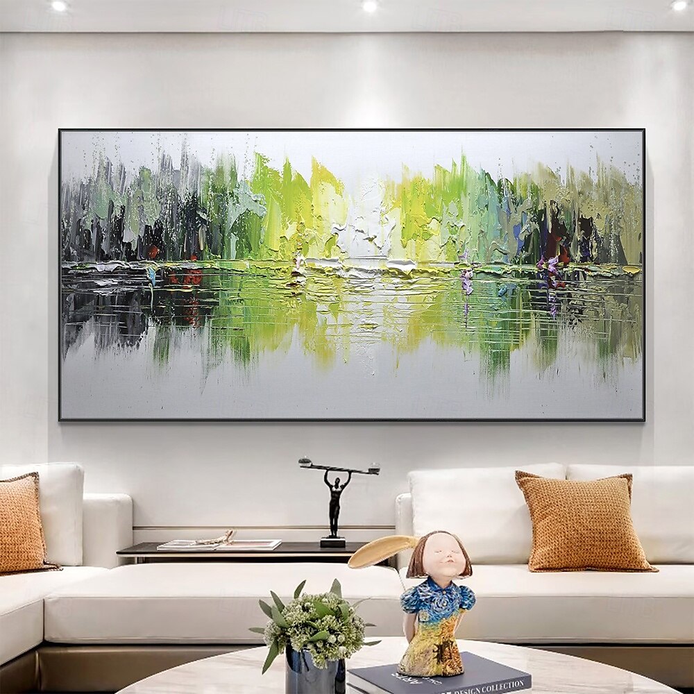 Mintura Handmade Texture Landscape Oil Paintings On Canvas Wall Art Decoration Modern Abstract Picture For Home Decor Rolled Frameless Unstretched Painting 2025 - $75.99 –P5