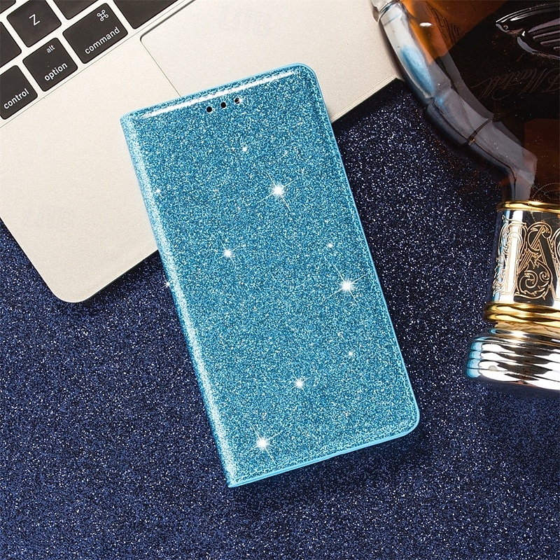 telefono Custodia Per iPhone 16 Pro Max Plus iPhone 15 Pro Max Plus iPhone 14 13 12 11 Pro Max Plus Mini SE Porta carte di credito Con supporto A calamita Glitter scintillanti Retrò TPU pelle del 2025 a $18.99 –P10