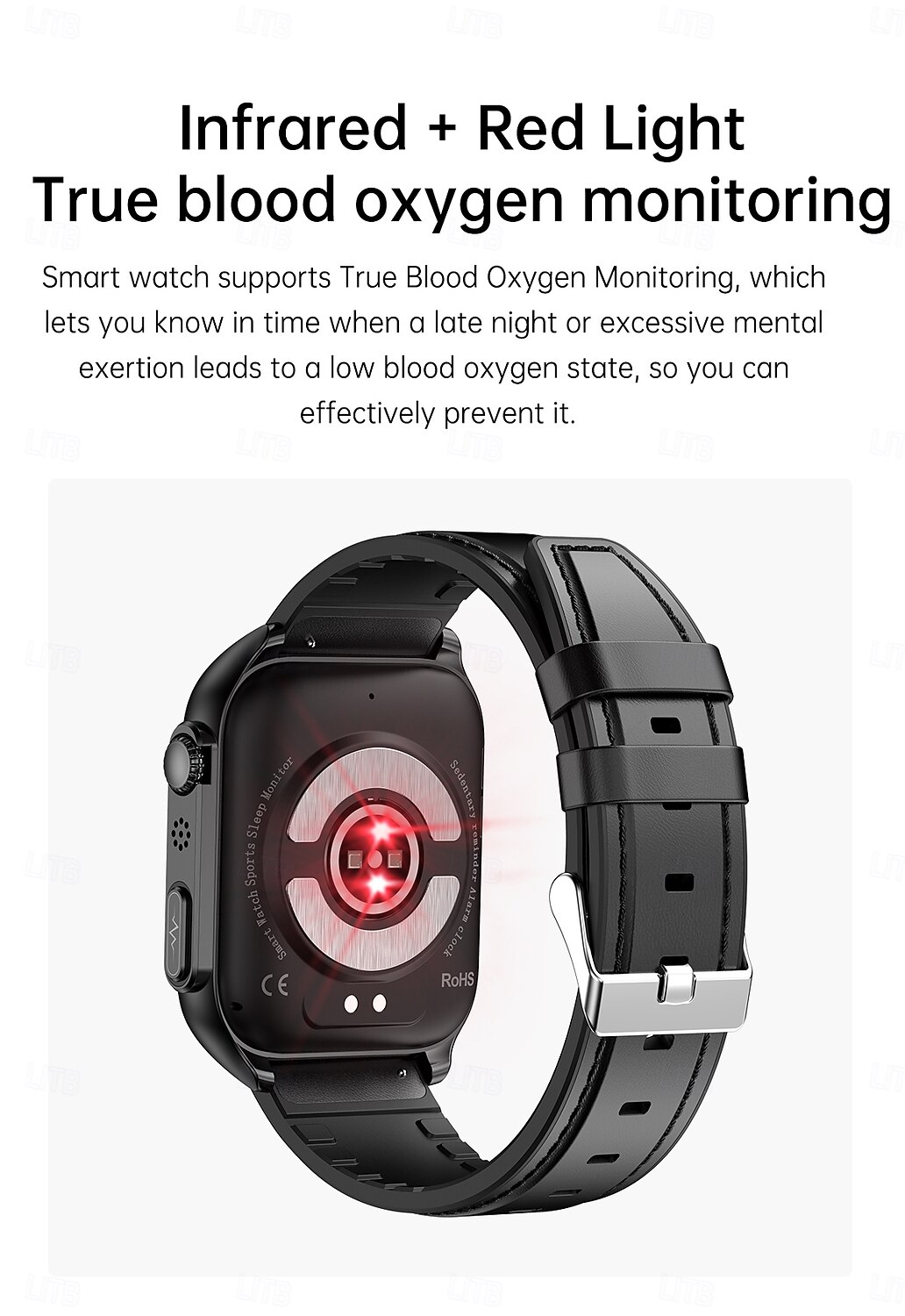 TK12 Smart Watch 1.96 inch Smartwatch Fitness Running Watch Bluetooth ECG+PPG Pedometer Call Reminder Compatible with Smartphone Women Men Long Standby Hands-Free Calls Waterproof IP 67 46mm Watch 2025 - $69.99 –P8