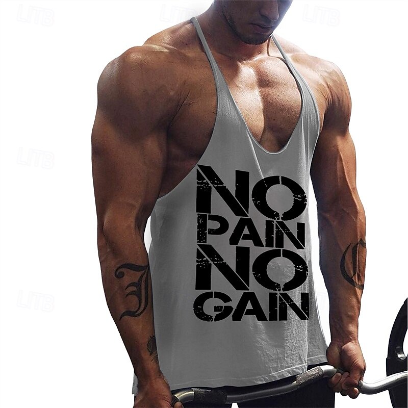 Men's Workout Tank Top Running Tank Top Gym Tank Top Sleeveless Vest / Gilet Casual Athleisure Breathable Quick Dry Soft Gym Workout Running Walking Sportswear Activewear Black White Yellow 2025 - $12.99 –P9