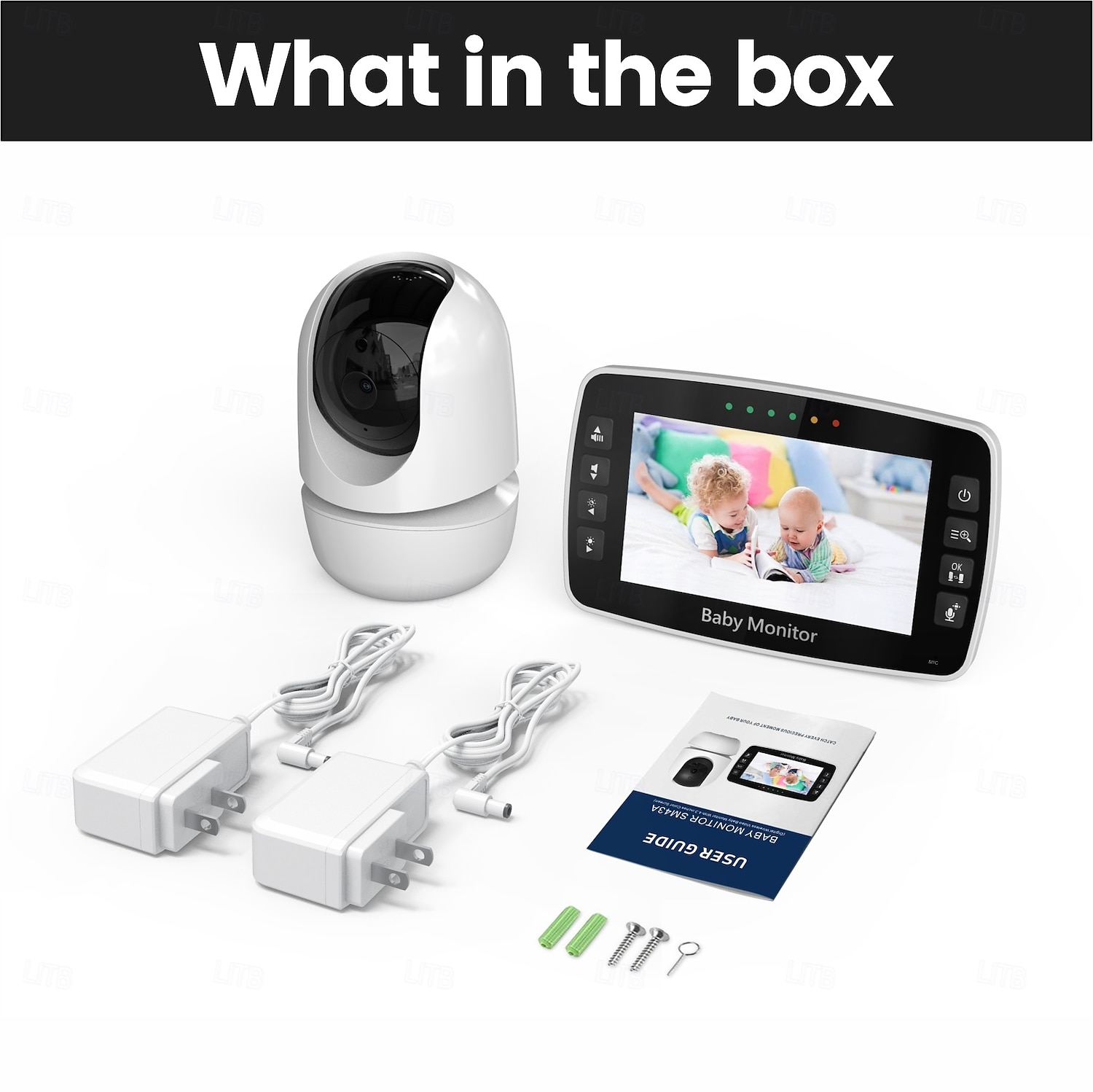 4.3 Inch Video Baby Monitor With Camera PTZ Zoom Babyphone Cam Security Protection Surveillance Cameras 2025 - $119.99 –P6