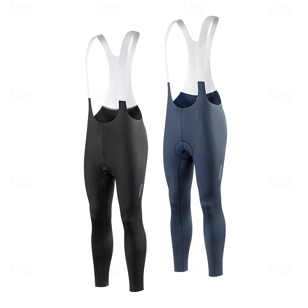 Wosawe Frühling/Sommer Herren Fahrrad Radhose Trägerhose Einteiliges Cropped-Hose mit hochelastischem Schwamm Sattelrücken be195 2025 - $53.59 –P2