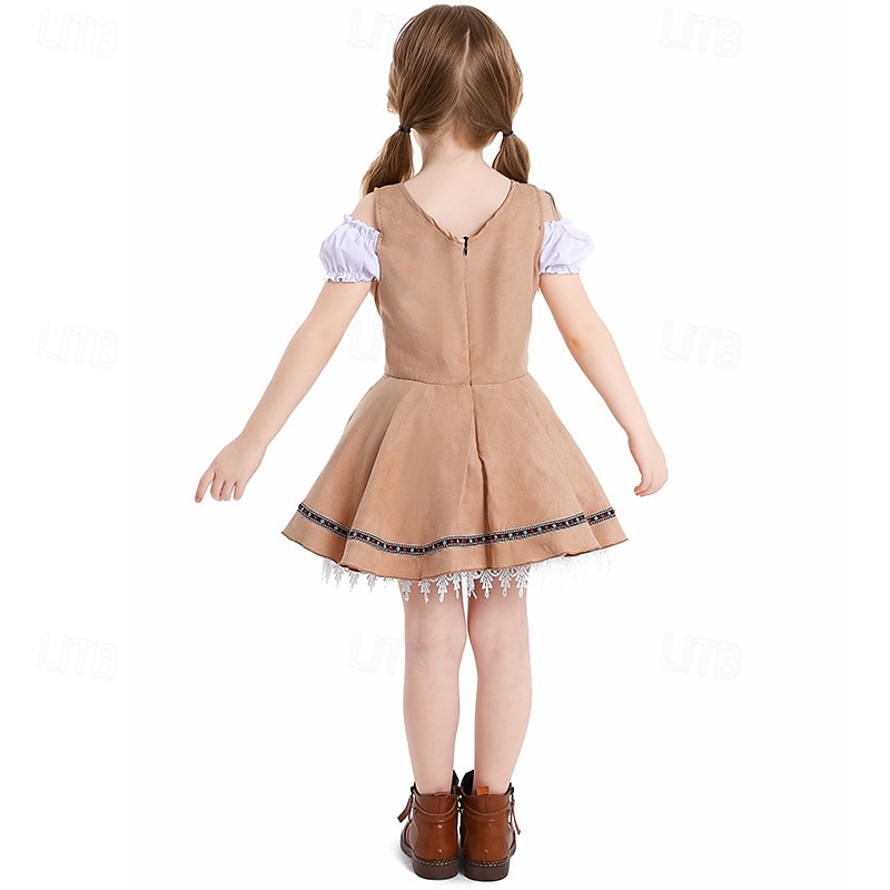 Oktoberfest Vestidos Falda acampanada Mucama bávaro Munich prados Chica Carnaval Festival de Cerveza Paño de estilo tradicional 2026 - $40.99 –P7