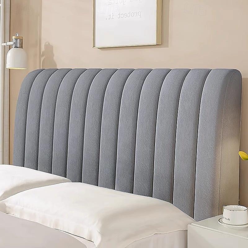 sametová postel potah čela pro full queen cal king size, prošívaná postel čela slipcover zahušťovací prachotěsný chránič čela polstrování 2025 - $25.99 –P3