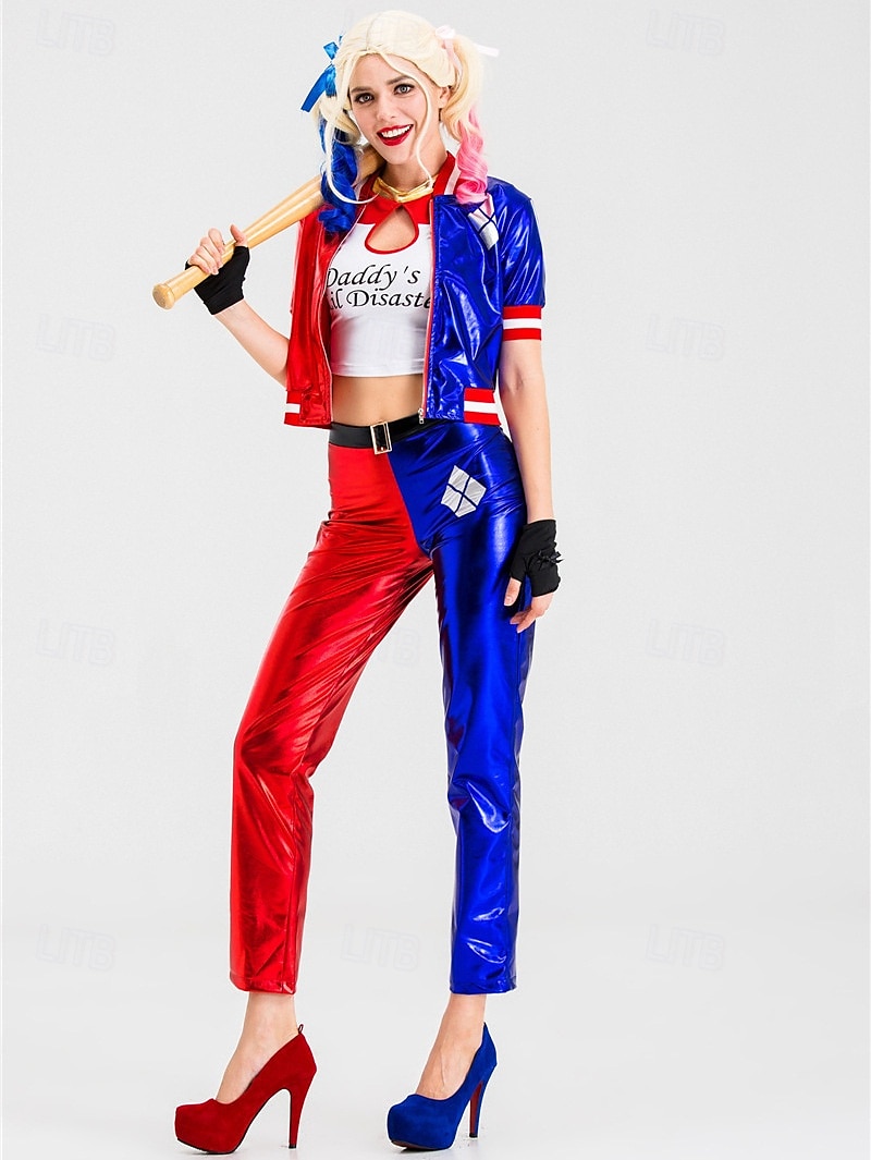 Suicide Squad Joker: Folie à Deux Harley Quinn Costume Adults' Women's Cosplay Party Masquerade Easy Carnival Costume 2025 - $54.99 –P8