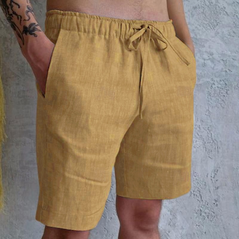 Homens Calção Shorts de verão Shorts de praia Bolsos Com Cordão Cintura elástica Tecido Conforto Respirável Curto Casual Feriado Para Noite Moda Roupa de rua Preto Branco de 2025 por $17.99 –P10