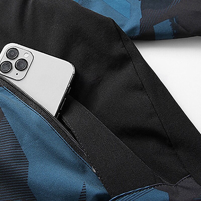 Homens Jaqueta Softshell Jaqueta de Trilha Ao ar livre Côr Camuflagem Proteção Solar A Prova de Vento Secagem Rápida Jaqueta Moletom Zip Completo Viajar Preto Azul Cinzento de 2025 por $42.99 –P9