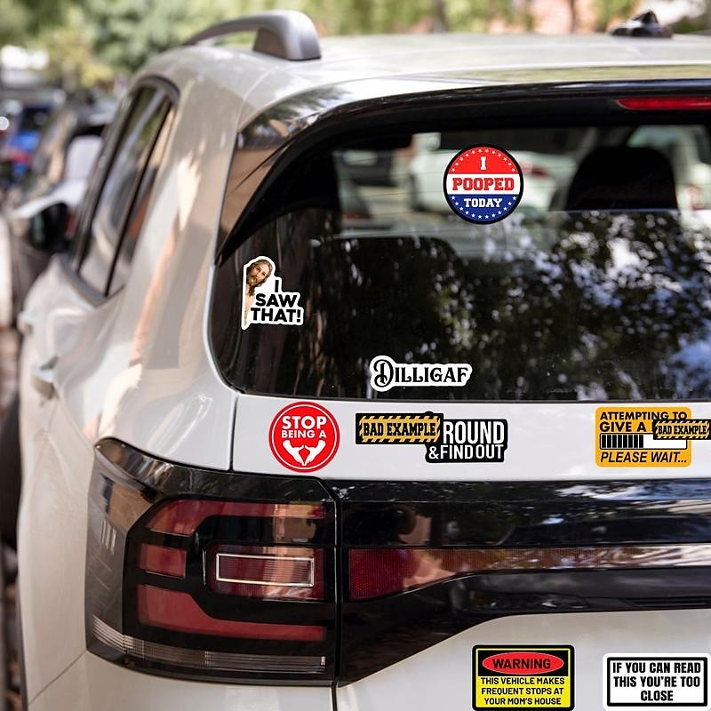 150 stuks grappige stickers voor volwassenen, geschikt voor bumpers, veiligheidshelmen, waterflessen, collega's, computers, vinyl waterdichte stickers 2025 - $12.49 –P6