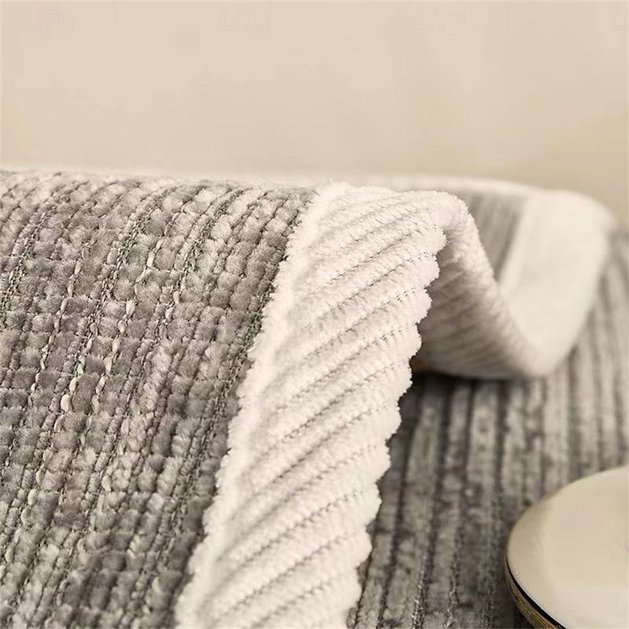set di cuscini per divano in ciniglia moderno design semplice ed elegante in grigio quattro stagioni universale lussuoso copridivano antiscivolo perfetto per un look elegante e sofisticato del 2025 a $19.49 –P4