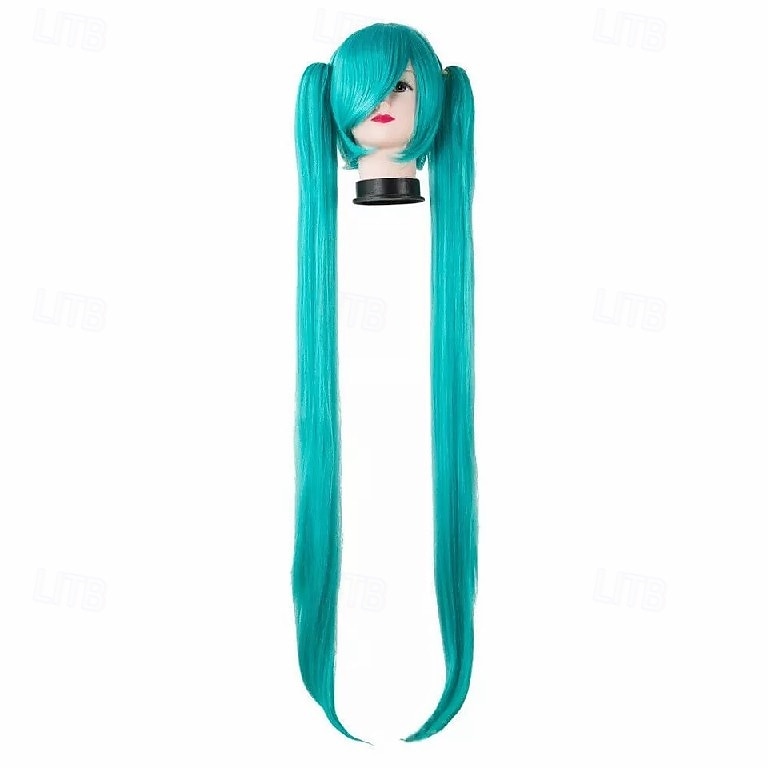 vocaloid cosplay paróka anime tó kék hosszú party haj 2025 - $26.99 –P1