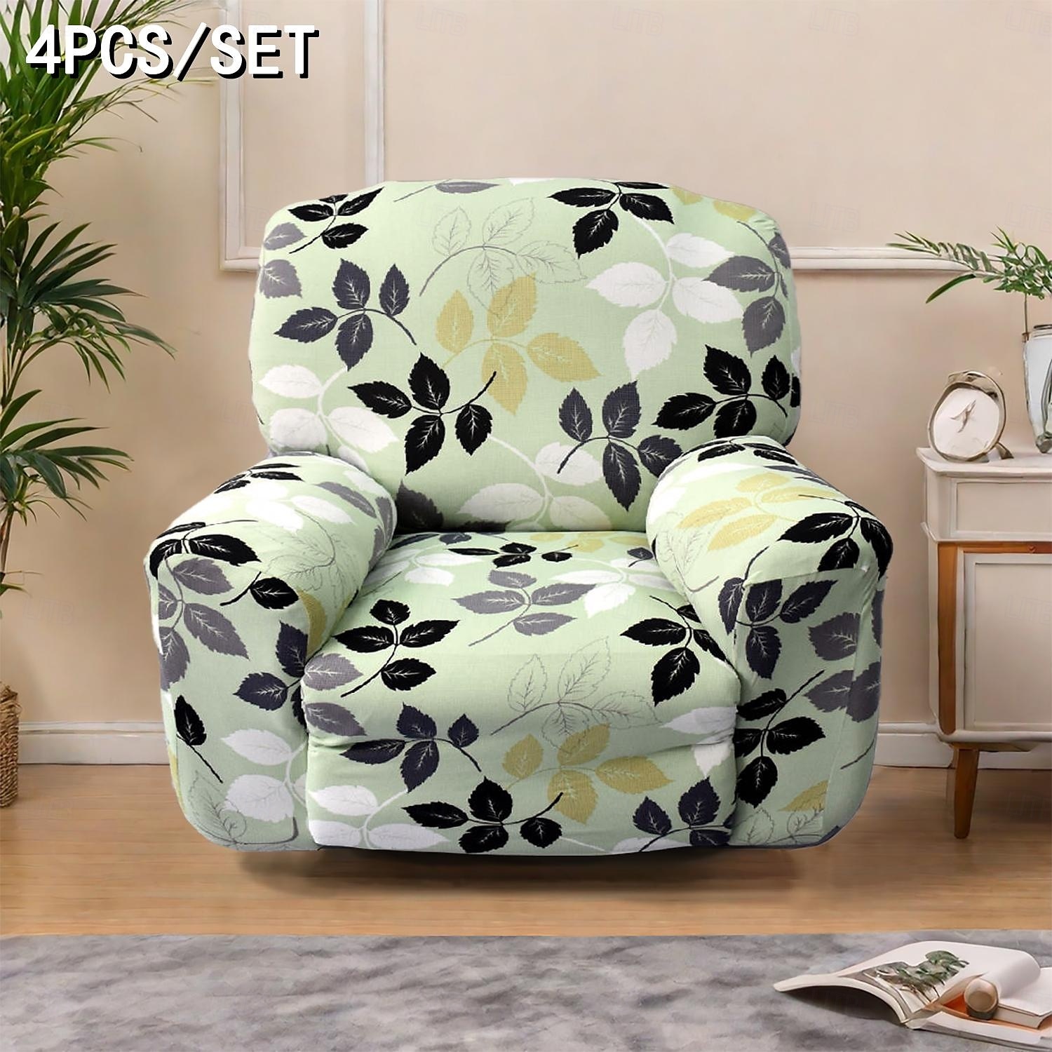 Stretch Floral Recliner Covers Premium Fabric Slipcover with Elastic Design for a Perfect Fit and Stylish Protection of Your Furniture 2025 - $47.99 –P2
