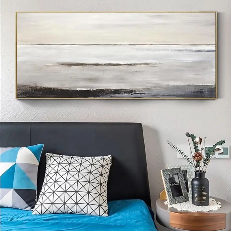 abstract olieverfschilderij handgeschilderde beige schilderij handgemaakte wabi sabi kunstwerk olieverf handgeschilderde getextureerde olieverf beige olieverf abstract canvas kunst modern decor 2025 - $116.99 –P2