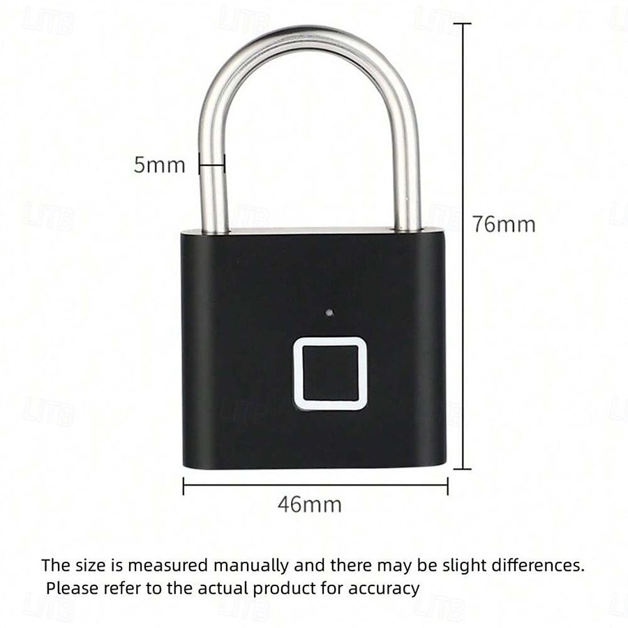 Fingerprint Lock Keyless Waterproof Anti-Theft Smart Lock Fingerprint Padlock Zinc Alloy Intelligent Safety Electronic DoorLock 2025 - $28.99 –P14