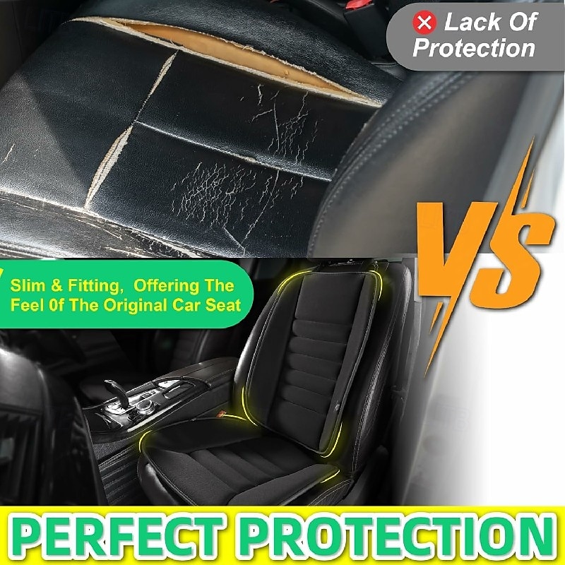 1 st. autostoelkussen met rugsteunkussen, verbeterd comfort, traagschuimontwerp voor pijnverlichting, comfort bij langdurig zitten 2025 - $49.99 –P5