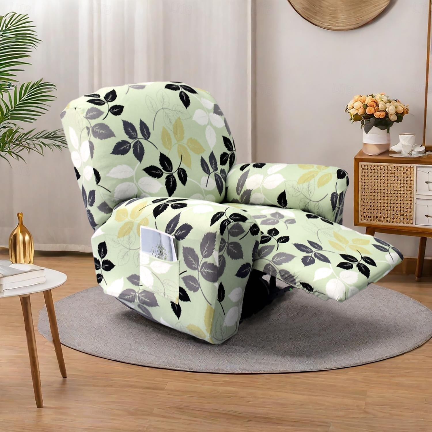 Stretch Floral Recliner Covers Premium Fabric Slipcover with Elastic Design for a Perfect Fit and Stylish Protection of Your Furniture 2025 - $47.99 –P4
