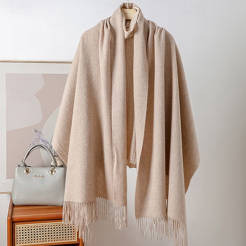 téli sálak nőknek pashmina kendők estélyi ruhák pakolások nagy meleg puha sálak 2025 - $53.99 –P4