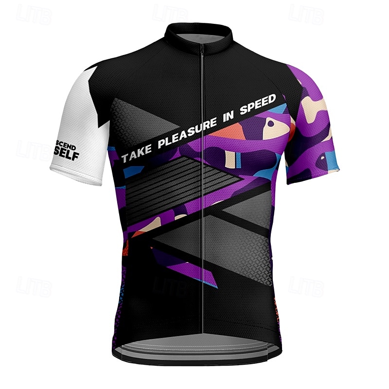 Herr Cykeltröja Kortärmad Cykel T-shirt Tröja med 3 bakfickor Bergscykling Andningsfunktion Snabb tork Anatomisk design Uppsugande Vit Gul Blå sporter Kläder 2025 - $30.99 –P4