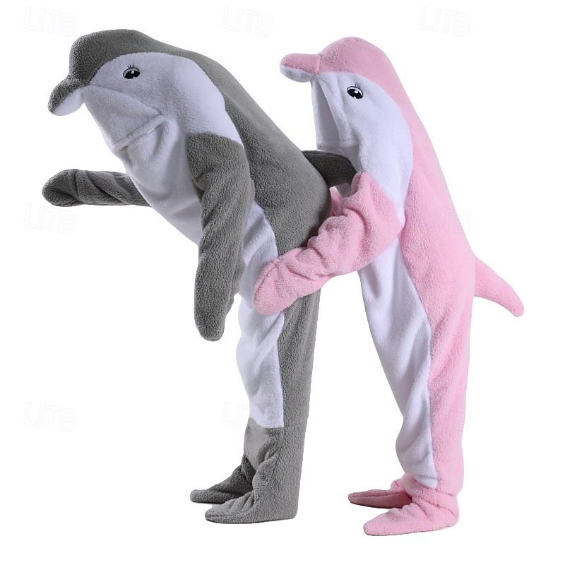 párok delfin halloween csoport családi jelmezek hálózsák gyerek felnőtt unisex vicces jelmez buli otthoni viselet halloween karnevál egyszerű halloween jelmezek 2025 - kr.288 –P9