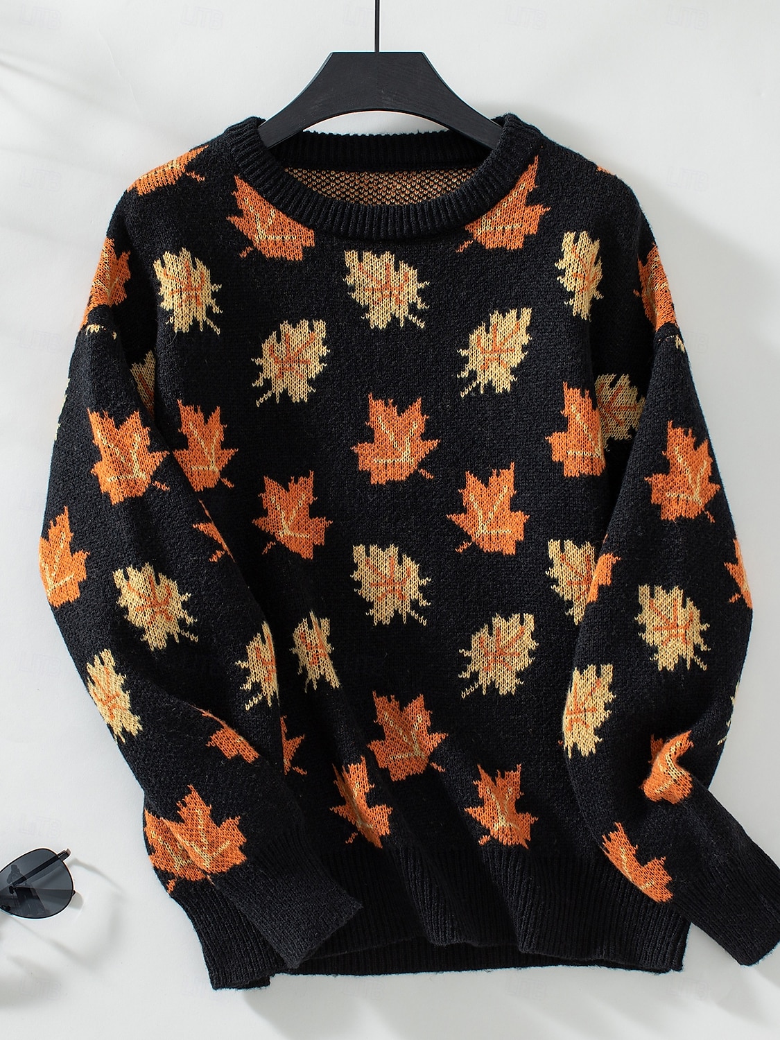 Femme Pull Chandail Décontractées Graphic Col Ras du Cou Imprimer manche longue Hauts réguliers Tricoter Fin de semaine Noir Vert Automne Hiver de 2025 ? $52.99 –P6