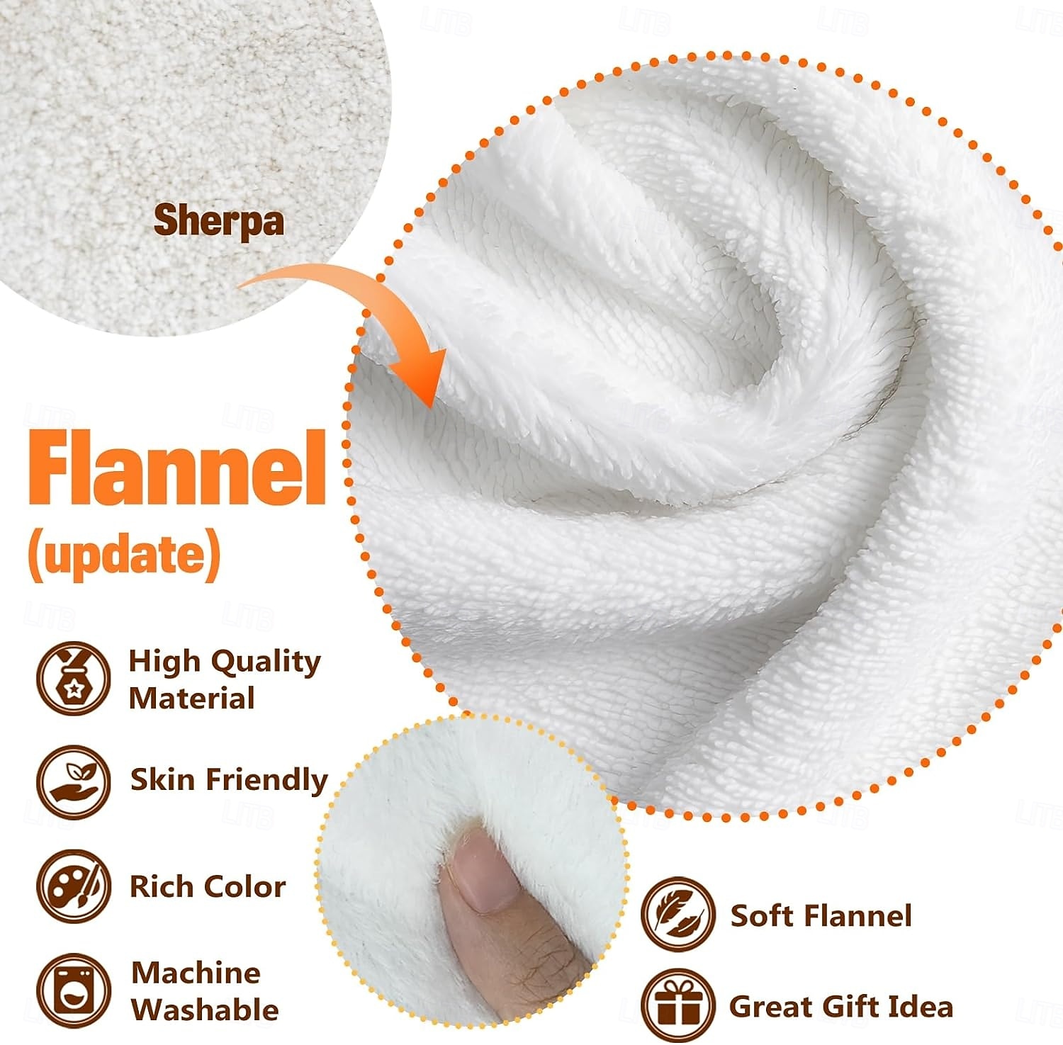 Coperta Personalizzata Regali I Migliori Regali Mai Una Coperta Lussuosa che Crea Momenti Preziosi del 2025 a $30.99 –P3