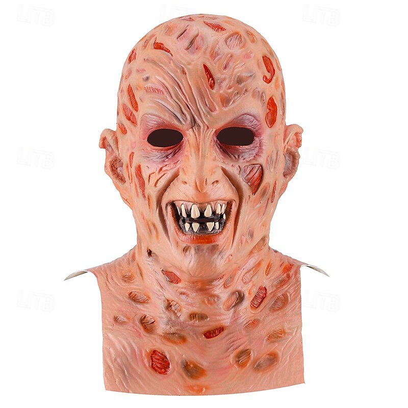 Mindszentek napja Freddy Krueger Maszk Halloween-kellékek Felnőttek Férfi Borzalom Ijesztő jelmez Mindszentek napja Farsang Könnyű farsangi jelmez 2025 - $23.99 –P7