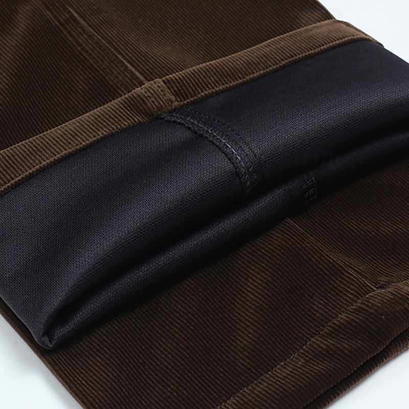 Per uomo pantaloni della tuta Pantaloni di velluto a coste Pantaloni Pantaloni da completo Tasche Liscio Comfort Traspirante Esterno Giornaliero Per uscire Di tendenza Informale Nero Rosso del 2026 a $24.99 –P5