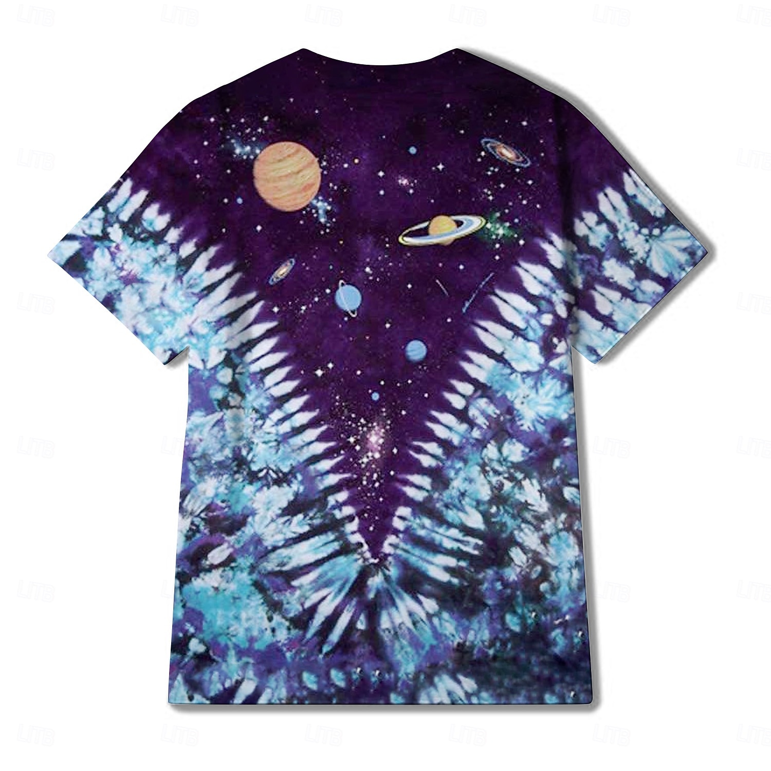 Hippi mexikói afrikai Póló Tie-Dye póló 3D Csomózott színezés 80-as évek Retro Vintage 1980-as évek 1970-es évek Kompatibilitás Férfi Felnőttek Álarcos mulatság 3D nyomtatás Alkalmi / Napi 2025 - $15.49 –P8