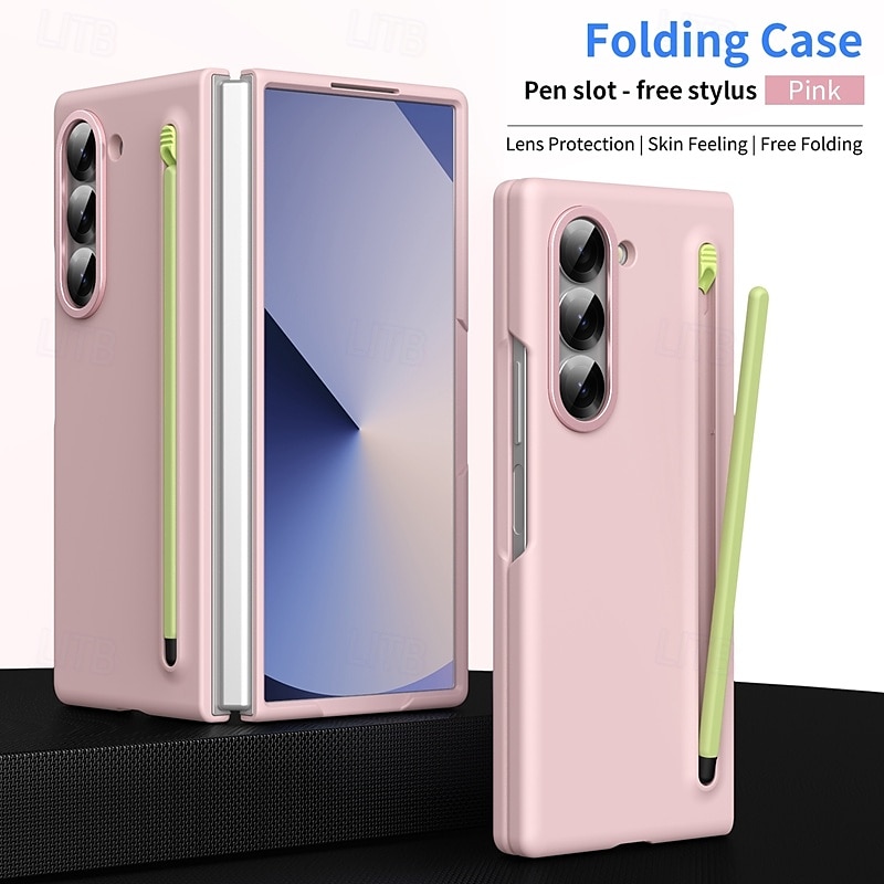 Phone Case For Samsung Galaxy Z Fold 7 Z Fold 6 Z Fold 5 Z Fold 4 Z Fold 3 Back Cover with Screen Protector with S Pen Shockproof Armor PC 2025 - $29.99 –P13
