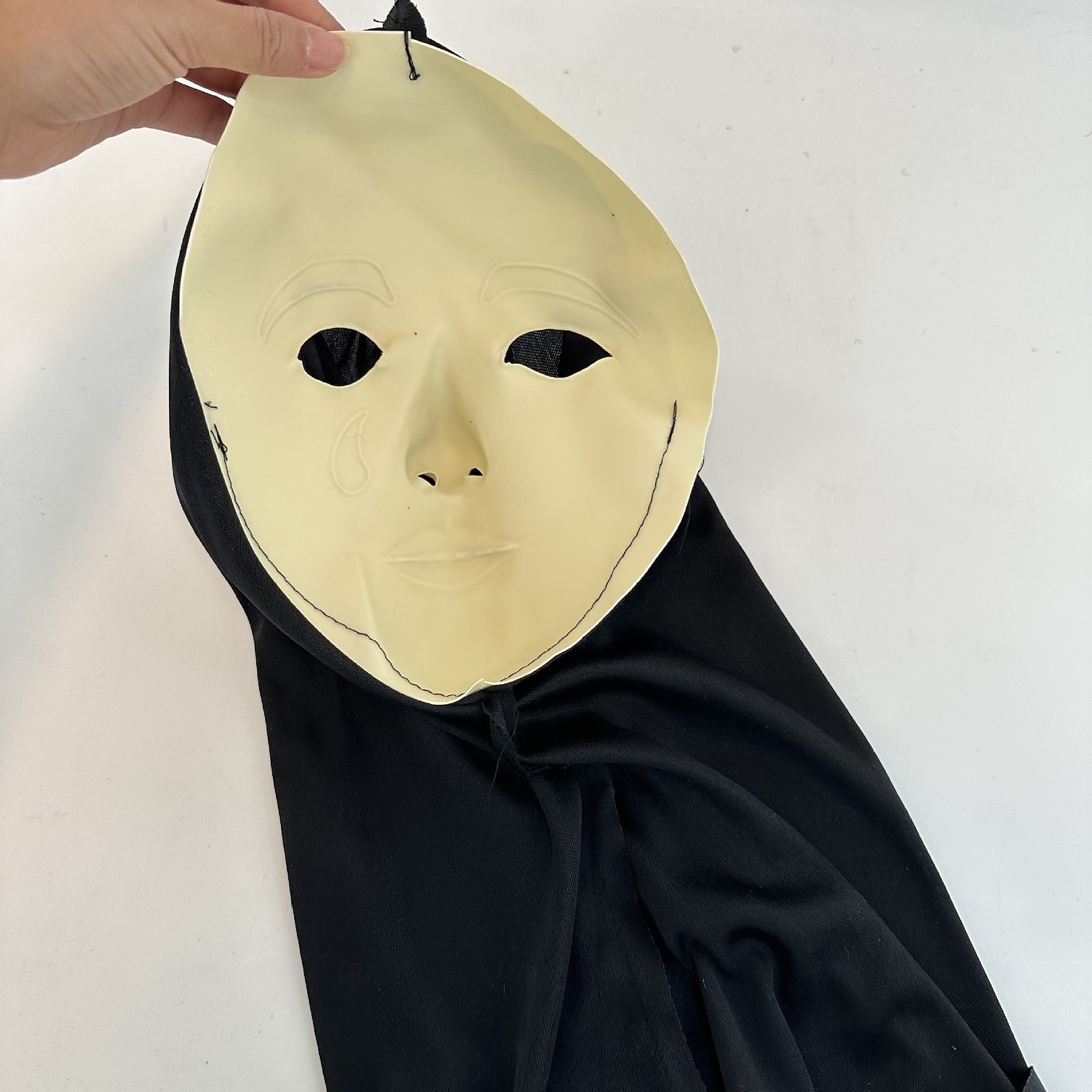 Ein Spuk in Venedig Geist Maske Voller Kopf Erwachsene Herren Damen Gruseliges Kostüm Leistung Party Halloween Karneval Einfaches Karnevalskostüm 2025 - $20.99 –P4