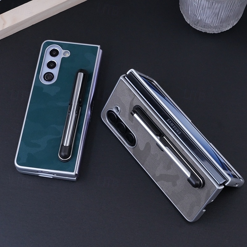 Phone Case For Samsung Galaxy Z Fold 7 Z Fold 6 Z Fold 5 Z Fold 4 Z Fold 3 Back Cover with Stand Holder with S Pen Shockproof PC 2025 - $19.99 –P10