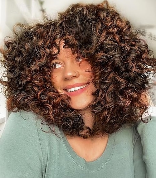 koningsdag pruiken krullende pruiken voor zwarte vrouwen korte krullende pruik met pony groot los schattig kinky krullend haar synthetische zachte pruiken voor dagelijks feest cosplay 2025 - $22.99 –P2