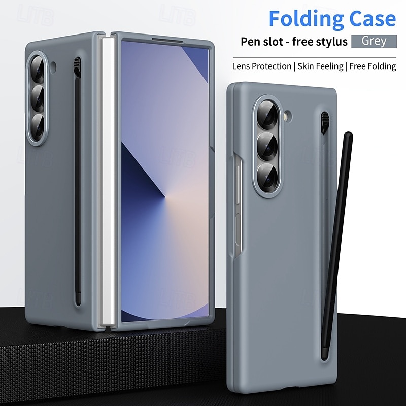 Phone Case For Samsung Galaxy Z Fold 7 Z Fold 6 Z Fold 5 Z Fold 4 Z Fold 3 Back Cover with Screen Protector with S Pen Shockproof Armor PC 2025 - $29.99 –P11