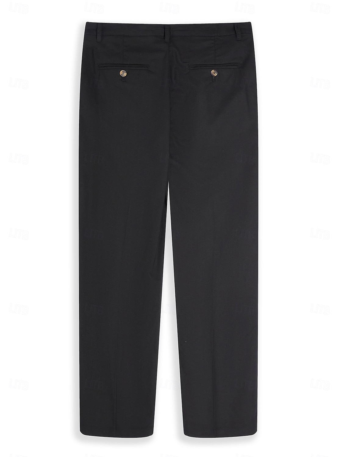 Men's Linen Pants Trousers Summer Pants Pleated Pants Dress Slacks Front Pocket Straight Leg Plain Comfort Breathable Casual Daily Holiday Fashion Basic Black White 2025 - $28.99 –P2