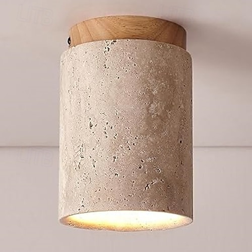 LED Ceiling Lights Warm White 1-Light Japanese Wabi Sabi Hotel Lobby Corridor Close to Ceiling Lighting Creative Restaurant Room Balcony Ceiling Lamp Fixtures 100-265V 2025 - $53.99 –P3