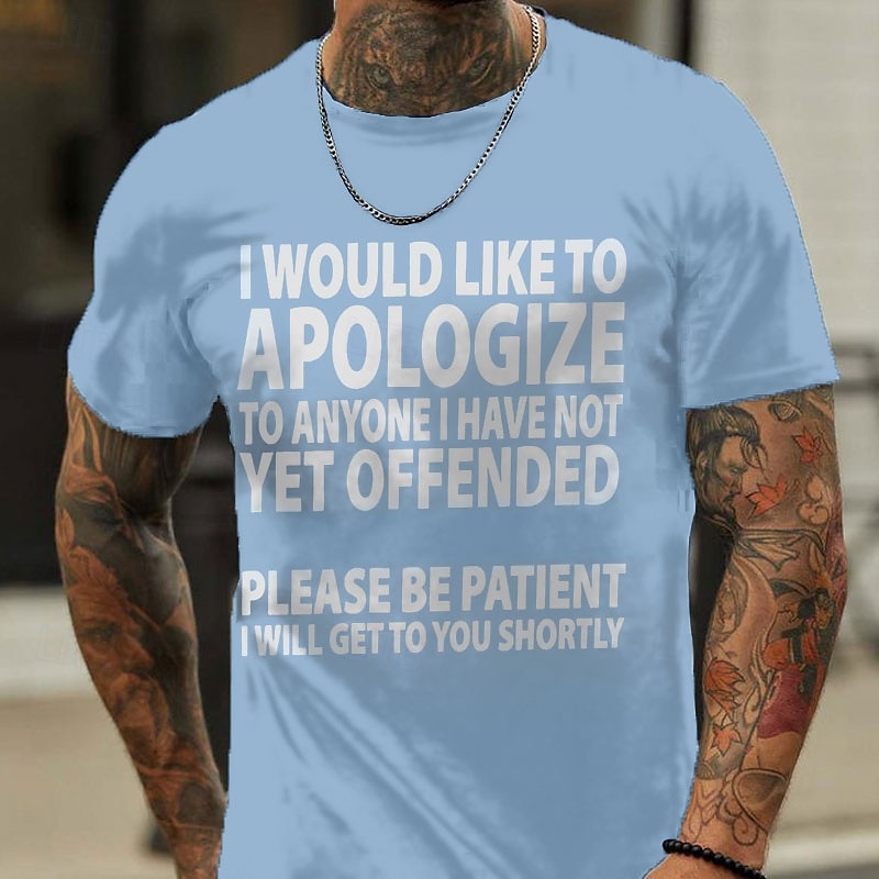 2025年 男性用 レタード Tシャツ カジュアルスタイル コットン１００％ 半袖 グラフィック シャツ ワイン ヘザーグレー ブラック 快適なTシャツ バケーション カジュアル ファッションデザイナーの衣類  コレクション – $15.99 –P10