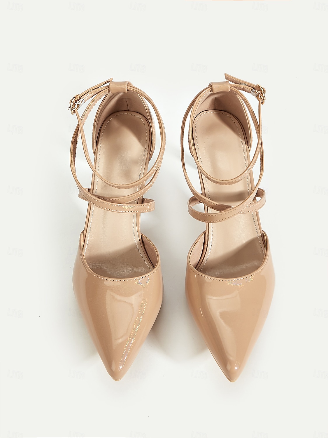 Naisten Korkokengät Päivittäin Satiinikukilla Stilettikorko Terävä kärkinen Muoti PU Loaferit Manteli Purppura 2025 - $46.99 –P5