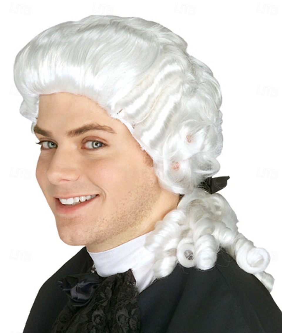 2025年 男性用ロココウィッグカーニバルコスプレパーティーウィッグ  コレクション – $16.99 –P1