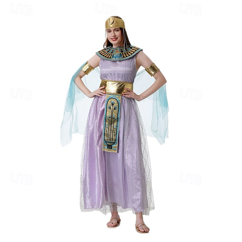 Cleopatra Halloween Maskerade Voksne Dame Karneval Ytelse Halloween Enkle Halloween-kostymer Kle deg opp 2025 - $52.99 –P1