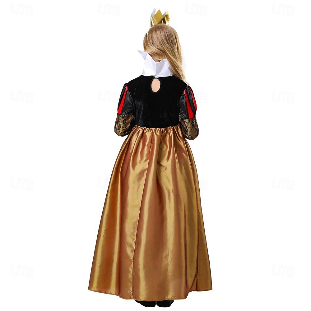 Alice in Wonderland Hartenkoningin Venijn Rode koningin Familiekostuums voor Halloween-groepen Kinderen Volwassenen Dames Voor meisjes Prestatie Feest Halloween Carnaval Makkelijk carnavalskostuum 2025 - $44.99 –P11