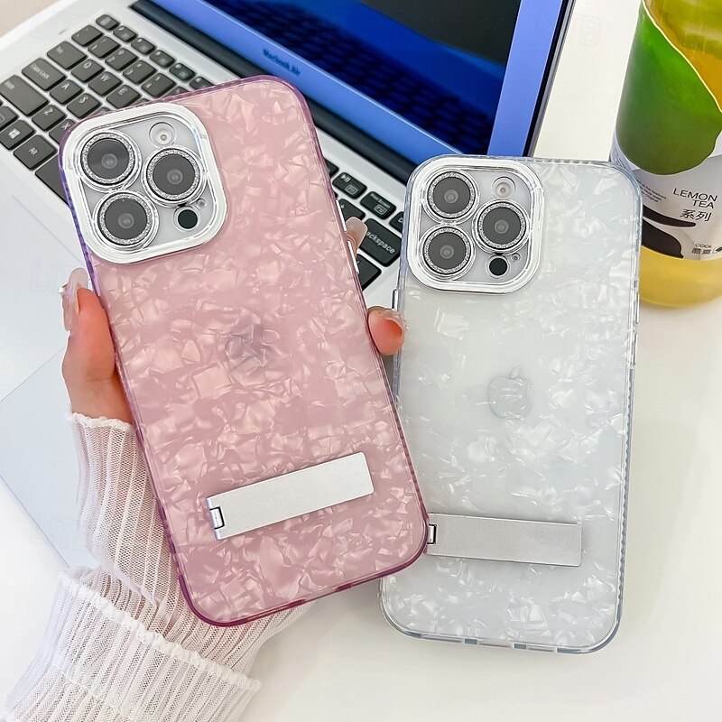 téléphone Coque Pour iPhone 16 Pro Max Plus iPhone 15 14 Pro Max Plus iPhone 13 Pro Max Coque Arriere Avec Support Protecteur d'objectif de caméra Antichoc Placage PC de 2025 ? $13.99 –P3