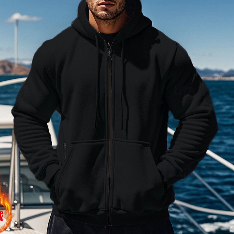 Per uomo Felpa con cappuccio Tuta Da Ginnastica Felpa con cappuccio a zip intera Tuta da ginnastica Nero Blu marino Cachi Grigio Con cappuccio Liscio Tasche A cordoncino 2 pezzi Sportivo Giornaliero del 2025 a $51.99 –P11