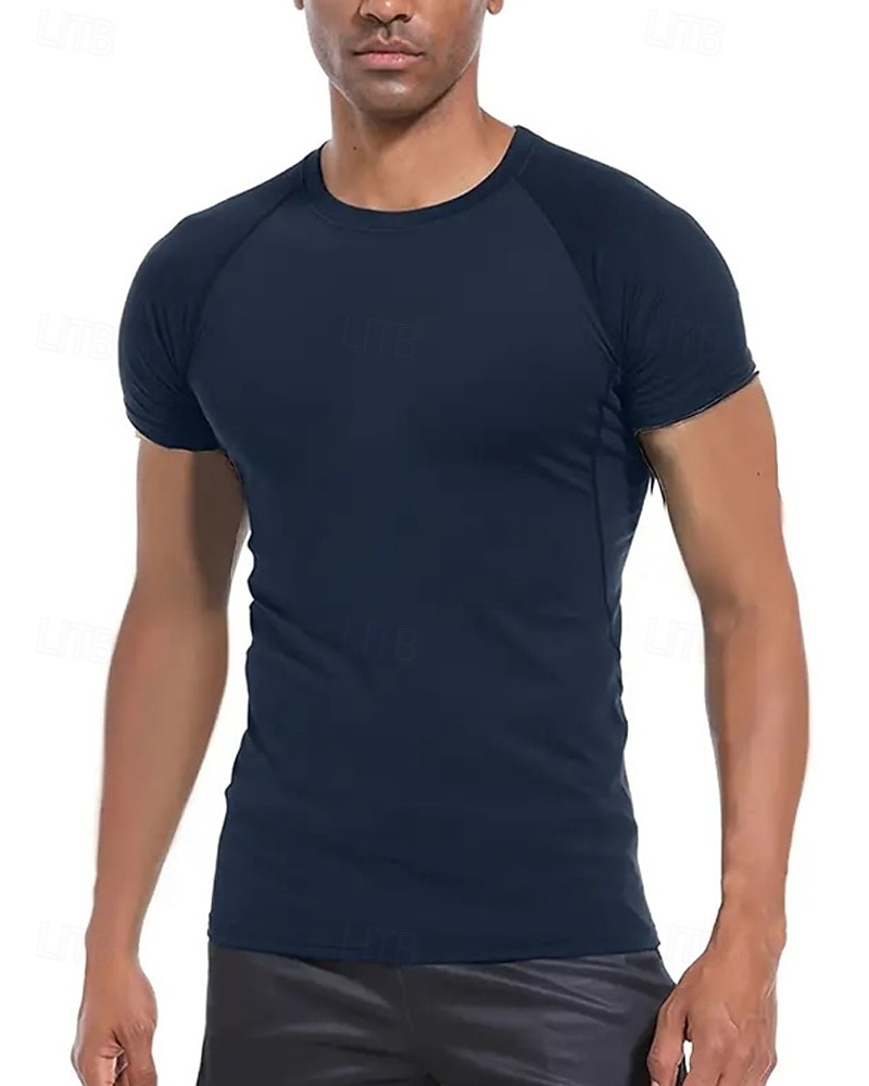 Per uomo Maglia a compressione Maglia atletica Maglietta da Palestra Maglietta Fitness Manica Corta Maglietta Casuale Athleisure Grafico Asciugatura Rapida Alta elasticità Compressione Traspirante del 2025 a $15.49 –P7