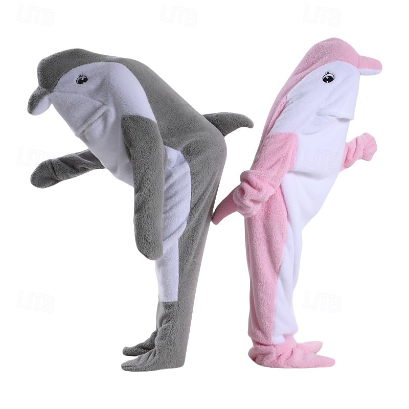 párok delfin halloween csoport családi jelmezek hálózsák gyerek felnőtt unisex vicces jelmez buli otthoni viselet halloween karnevál egyszerű halloween jelmezek 2025 - kr.288 –P10
