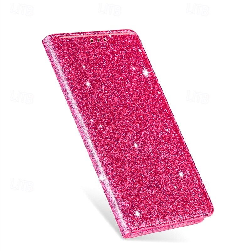 telefono Custodia Per iPhone 16 Pro Max Plus iPhone 15 Pro Max Plus iPhone 14 13 12 11 Pro Max Plus Mini SE Porta carte di credito Con supporto A calamita Glitter scintillanti Retrò TPU pelle del 2025 a $18.99 –P3