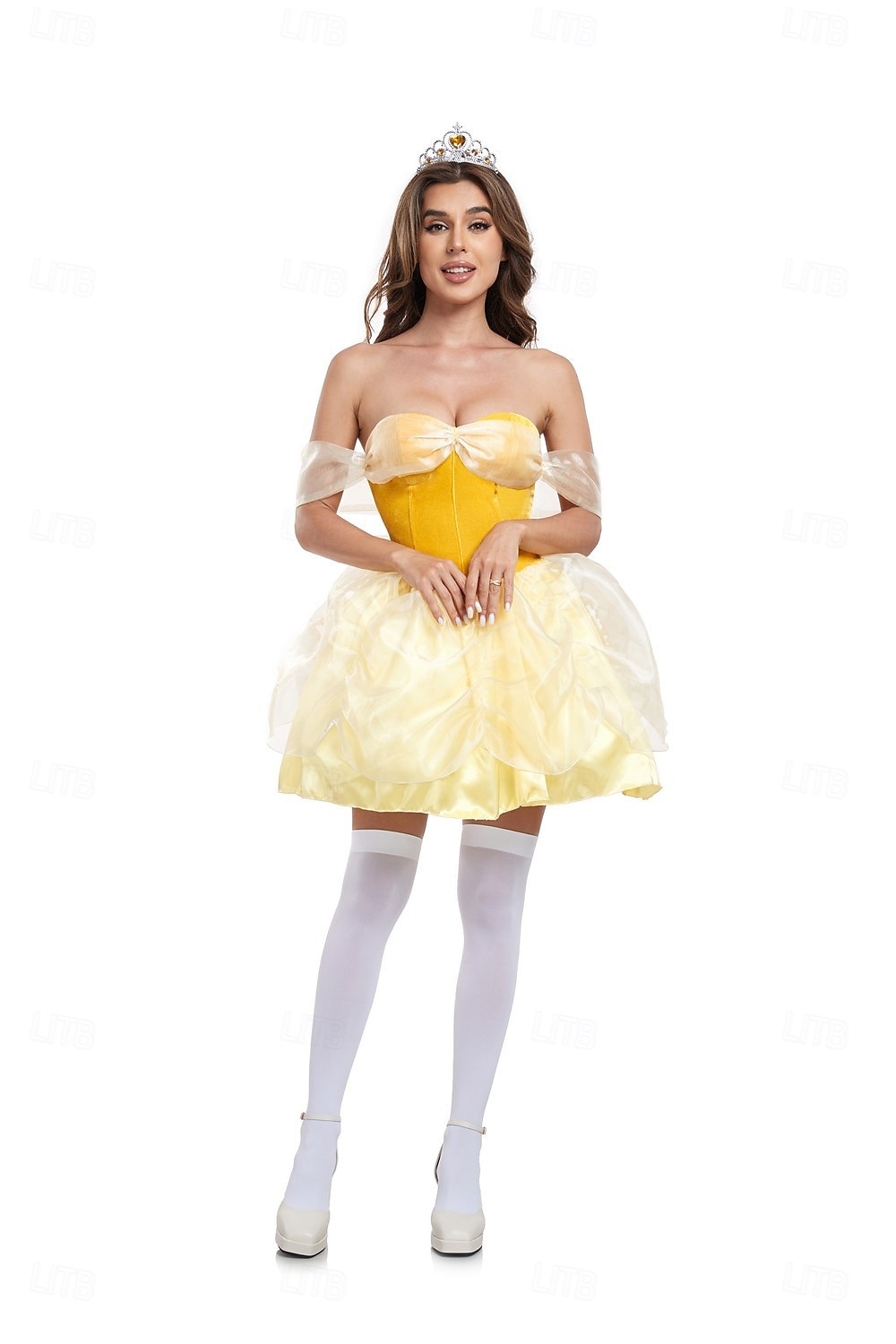 Princesa Bonito Vestidos Ocasiões Especiais fantasia sexy Vestir-se Cosplay filme for Mulheres Adulto Baile de Máscaras Festa / Noite Festa de Solteira de 2025 por $44.99 –P1